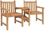 vidaXL Stuhl Braun 152 x 63 x 89 cm Massivholz Teak 42001957