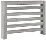 vidaXL Heizk&ouml;rperverkleidung Grau Sonoma 104x20x82 cm Holzwerkstoff 852695