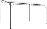 vidaXL Markise Creme 4x3 m 180 g/m2 Stoff und Stahl