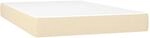 vidaXL Taschenfederkernmatratze Creme 120x200x20 cm Stoff 347759