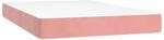 vidaXL Taschenfederkernmatratze Rosa 120x200x20 cm Samt 347773