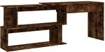 vidaXL Eckschreibtisch R&auml;uchereiche 200x50x76 cm Holzwerkstoff 815423