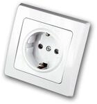 ChiliTec DELPHI Schutzkontakt-Steckdose 250V 16A UP Wei&szlig;