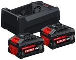 Bosch Professional Starter-Set Expert mit 2 x Akkus EXBA18V-55 u. GAL 12V/18V-80