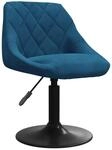 vidaXL Esszimmerstuhl Blau Samt 3088817
