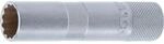 BGS Z&uuml;ndkerzen Einsatz Mit Haltegummi Zw&ouml;lfkant Lang Antrieb Innenvierkant 10 Mm 