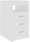 vidaXL Sideboard mit Schubladen Wei&szlig; 40x50x76 cm Holzwerkstoff