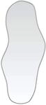 vidaXL Wandspiegel Silbern 100x45 cm 348258