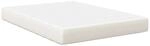 vidaXL Bettmatratze mit Matratze Creme 140 x 200 cm Stoff 42008293