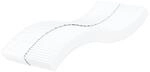 vidaXL Schaumstoffmatratze Wei&szlig; 90x220 cm H&auml;rtegrad H2 H3 4016639