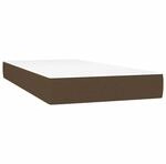 vidaXL Taschenfederkernmatratze Dunkelbraun 120x190x20 cm Stoff 4007144