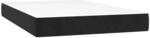 vidaXL Taschenfederkernmatratze Schwarz 120x200x20 cm Samt 347770