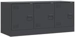 vidaXL TV-Schrank Anthrazit 99x39x44 cm Stahl Modell 1