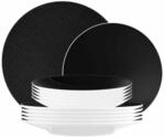 Seltmann Weiden Life Fashion Tafelservice 12-teilig Glamorous Black