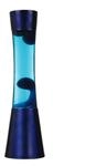 EASYLIGHT Lavalampe Dunkelblau Hellblau 39,5 cm Hoch mit Leuchtmittel Ringo