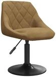 vidaXL Esszimmerstuhl Braun Samt 3088811