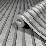 Marburg Vliestapete Akustikpaneel-Muster Metalloptik 10,05 m x 0,53 m Silber
