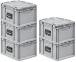 PROREGAL Spar Set 5x Eurobox Nextgen Portable HxBxT 235 x 30 x 40 cm 20 Liter