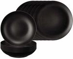 Seltmann Weiden Liberty Velvet Black Tafelservice 12-teilig