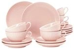 Seltmann Weiden Amina Teeservice 18-teilig Ros&eacute;
