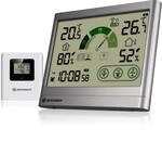 Bresser Thermo-Hygrometer mit L&uuml;ftungsempfehlung VentAir H Anthrazit