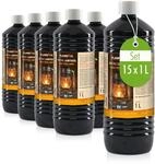 Flambiol Lampen&ouml;l Hochrein Kristallklar 15 x 1l