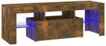 vidaXL TV-Schrank mit LED-Leuchten R&auml;uchereiche 120x35x40 cm Modell 4