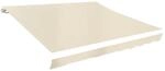 vidaXL Markisenbespannung Canvas Creme 350x250 cm 143702