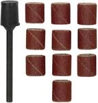 Proxxon Schleifzylinder 10 mm mit 10 Schleifb&auml;ndern Korn 150