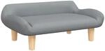 vidaXL Hundebett Hellgrau 70x40x24 cm Stoff 171946