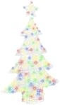 vidaXL Weihnachtsbaum mit 100 LEDs Mehrfarbig 120 cm Acryl 42018976