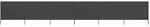 vidaXL 6 Teiliges Windschutzgewebe 800 x 120 cm Anthrazit 47176