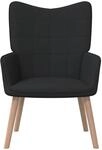 vidaXL Relaxsessel Schwarz Stoff Modell 10