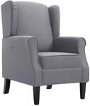 vidaXL Sessel Dunkelgrau Stoff Modell 11