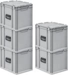 PROREGAL Spar Set 5x Eurobox Nextgen Portable HxBxT 335 x 30 x 40 cm 30 Liter