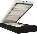 vidaXL Ottoman-Bett ohne Matratze Schwarz 80x200 cm Stoff 3310835