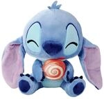 Disney Pl&uuml;schfigur Stitch mit Lollipop 25 cm Blau
