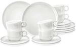 Seltmann Weiden Sento Home Kaffeeservice 18-teilig Aura White