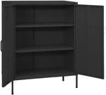 vidaXL Lagerschrank Anthrazit 80x35x101,5 cm Stahl Modell 3