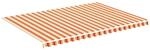vidaXL Markisenbespannung Gelb und Orange 5x3,5 m 312022