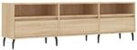 vidaXL TV-Schrank Sonoma-Eiche 150x30x44,5 cm Holzwerkstoff 831295