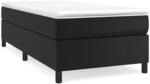 vidaXL Boxspringbett Schwarz 90x190 cm Kunstleder1465963