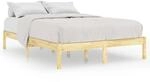 vidaXL Massivholzbett 150x200 cm 5FT King Size1135240