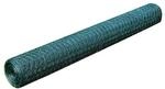 vidaXL Drahtzaun mit PVC-Beschichtung 25x0,75 m Gr&uuml;n 140410