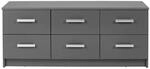 ebuy24 Elenzio Kommode 6 Schubladen Grau