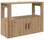 vidaXL Sideboard Artisan-Eiche 80 x 30 x 60 cm Holzwerkstoff 881091