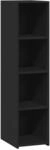 vidaXL Highboard Schwarz 30x41x124 cm Holzwerkstoff 846377