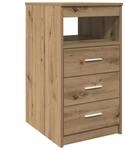 vidaXL Schubladenschrank Artisan-Eiche 40x50x76 cm Holzwerkstoff 856005