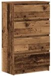 vidaXL Sideboard Altholz-Optik 60x35x98,5 cm Holzwerkstoff 861128