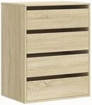 vidaXL Kommode Sonoma-Eiche 60x41x76 cm Holzwerkstoff